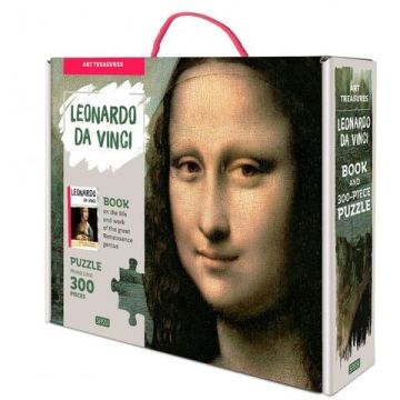 Puzzle Mona Lisa (300 piese+carte) 