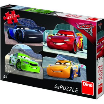 Puzzle 4 in 1 - Cars 3 (54 piese)