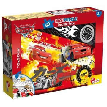 Puzzle de colorat maxi - Fulger McQueen (60 piese)