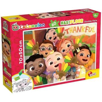 Puzzle de colorat maxi - Cocomelon si prietenii (60 piese)