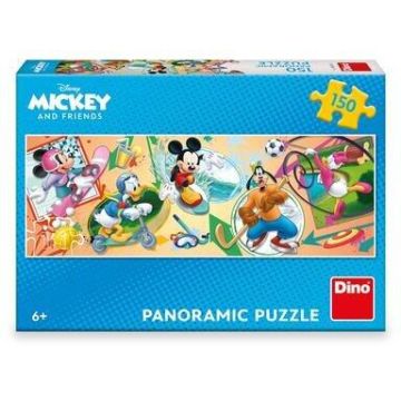 Puzzle - Mickey si prietenii la ora de sport (150 piese)
