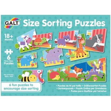 Set 6 puzzle - Animalute jucause (3 piese)