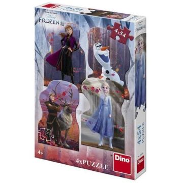 Puzzle 4 in 1 - Frozen II (54 piese)