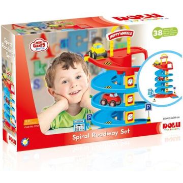 Joc de constructie - Circuit masinute (38 piese)