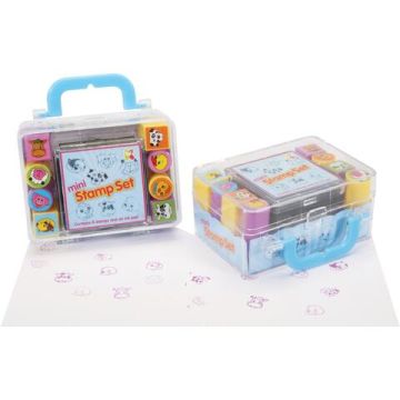 Set mini tusiera cu stampile