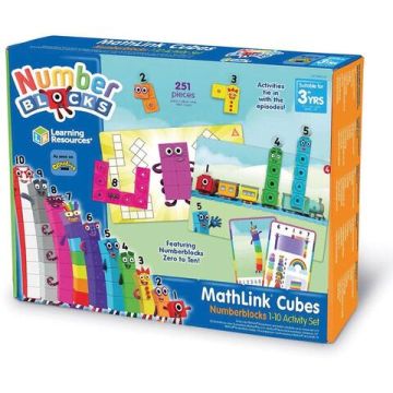 MathLink®Cubes Numberblocks Set de activitati de la 1 - 10
