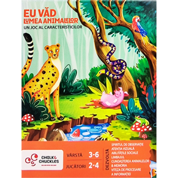 Joc de logica - Eu vad - Lumea animalelor 