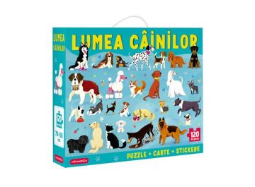 Joc educativ - Puzzle Mimorello - Lumea Cainilor - Editura Kreativ