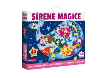 Joc educativ - Puzzle Mimorello - Sirene Magice - Editura Kreativ