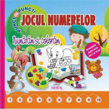 Jocul numerelor - numaram si coloram (Punct cu punct) (Andreas)