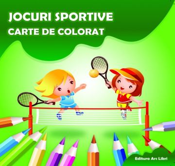 Carte de colorat - Jocuri sportive (Ars Libri)
