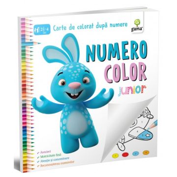  NumeroColor • Junior- CARTE DE COLORAT DUPA NUMERE (GAMA)