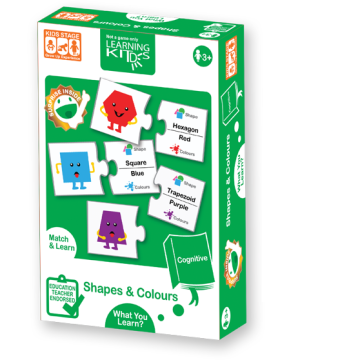 LEARNING KITDS Joc de potrivire - Forme si culori