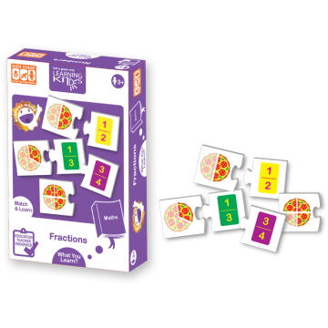 LEARNING KITDS Puzzle matematic - Fractii