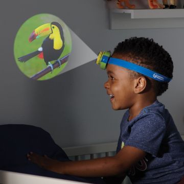 Learning Resources Proiector 2 in 1 - Lanterna de cap