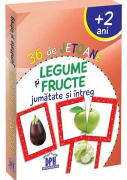 36 de jetoane - Legume si fructe (+2 ani)
