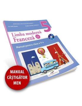 Manual Limba moderna franceza (L2). Clasa a V-a.CD PRESS