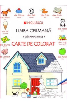Limba germana - primele cuvinte - CARTE DE COLORAT