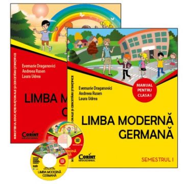 MANUAL CLASA I LIMBA MODERNA GERMANA + CD - 2 VOLUME