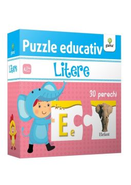 Puzzle educativ - Litere
