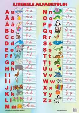 Plansa Literele Alfabetului (Ars Libri)