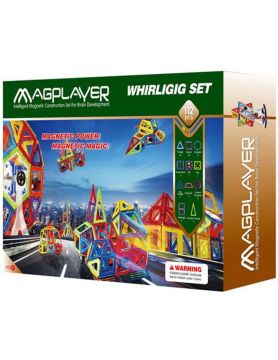MAGPLAYER Joc de constructie magnetic - 112 piese