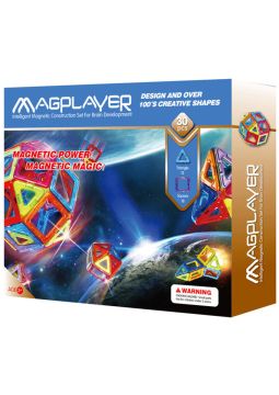 MAGPLAYER Joc de constructie magnetic - 30 piese 