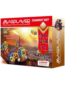 MAGPLAYER Joc de constructie magnetic - 40 piese 