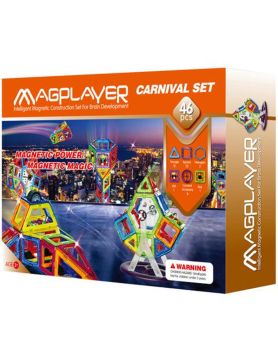 MAGPLAYER Joc de constructie magnetic - 46 piese 