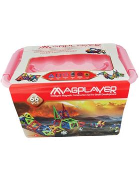 MAGPLAYER Joc de constructie magnetic - 66 piese