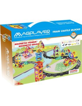 MAGPLAYER Joc de constructie magnetic - 99 piese 