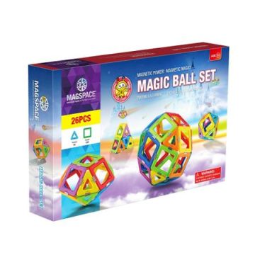 Magspace 26 Piese - Magic Ball Set -  Joc Magnetic Educativ de Constructie 3D