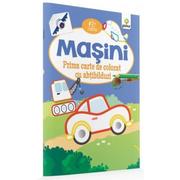  Masini- PRIMA CARTE DE COLORAT CU ABTIBILDURI (GAMA`)