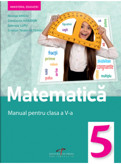 Matematică. Manual pentru clasa a V-a. CD PRESS