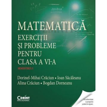 MATEMATICA. EXERCITII SI PROBLEME PENTRU CLASA A VI-a SEMESTRUL I
