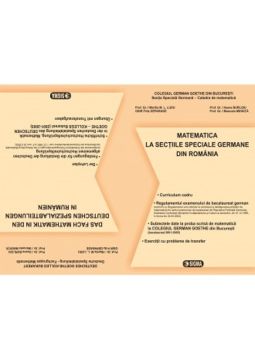 Matematica Bacalaureat la sectiile speciale germane din Romania