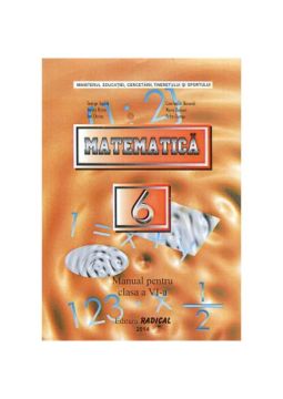 Matematica. Manual  - Clasa a VI-a - Singer