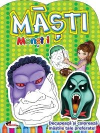 Monstrii - carte de decupat si colorat