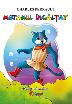 Motanul incaltat- Carte de colorat (Cartex)