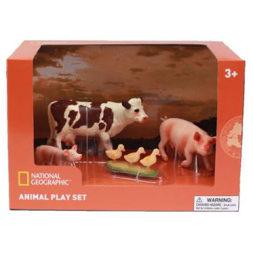 National Geographic Set 4 figurine - Animalutele de la ferma 