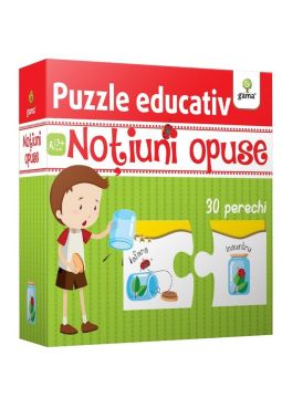 Puzzle educativ - Notiuni opuse