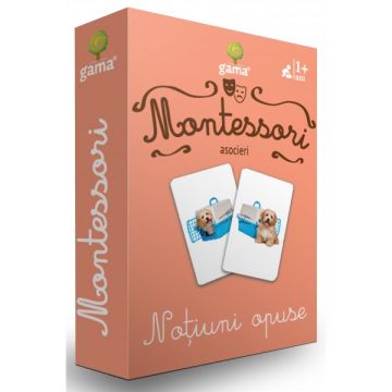 Notiuni opuse- CARTI DE JOC MONTESSORI (Gama)
