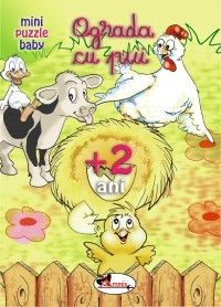  Ograda cu pui (puzzle;planse de colorat)+cadou creioane colorate (Aramis)
