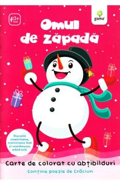 Omul de zapada. Carte de activitati cu abtibilduri (Gama)