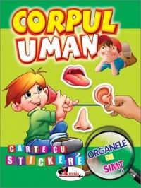Organele de simt - carte cu stickere