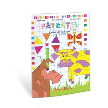 Patratel - carte de colorat, 4-5 ani (Diana)