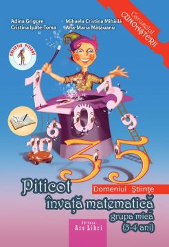 Piticot invata matematica 3-4 ani (Ars Libri)