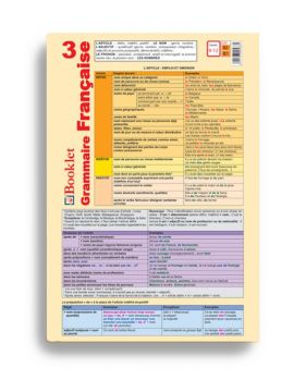 Pliant Grammaire Francaise 3 (Booklet)