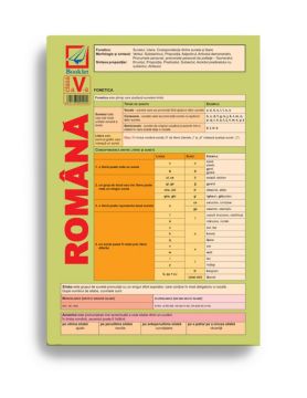 Pliant de limba română pentru clasa a V-a (Booklet)