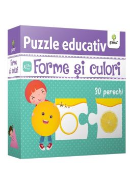Puzzle educativ - Forme si culori